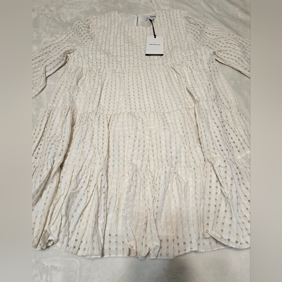 En Saison‎ Cecilia Tiered Mini Dress White - Picture 2 of 8